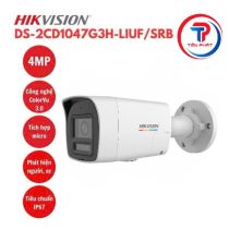 Camera IP 4MP thân trụ Hikvision DS-2CD1047G3H-LIUF/SRB