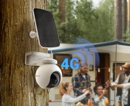 Camera pin sạc EZVIZ EB8 4G 4K