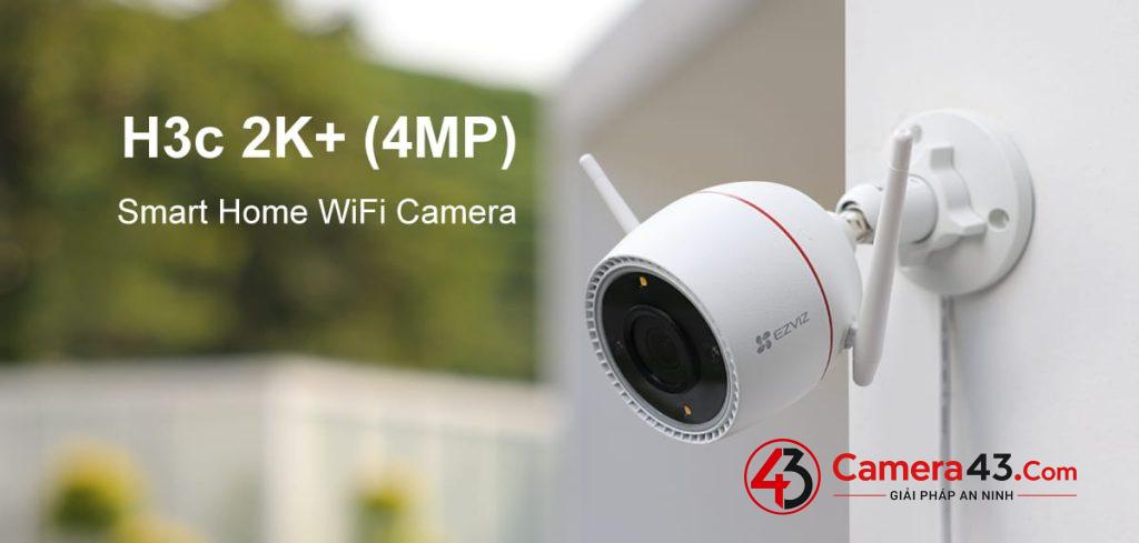 Camera WiFi thông minh ngoài trời 4MP EZVIZ H3C 2K+