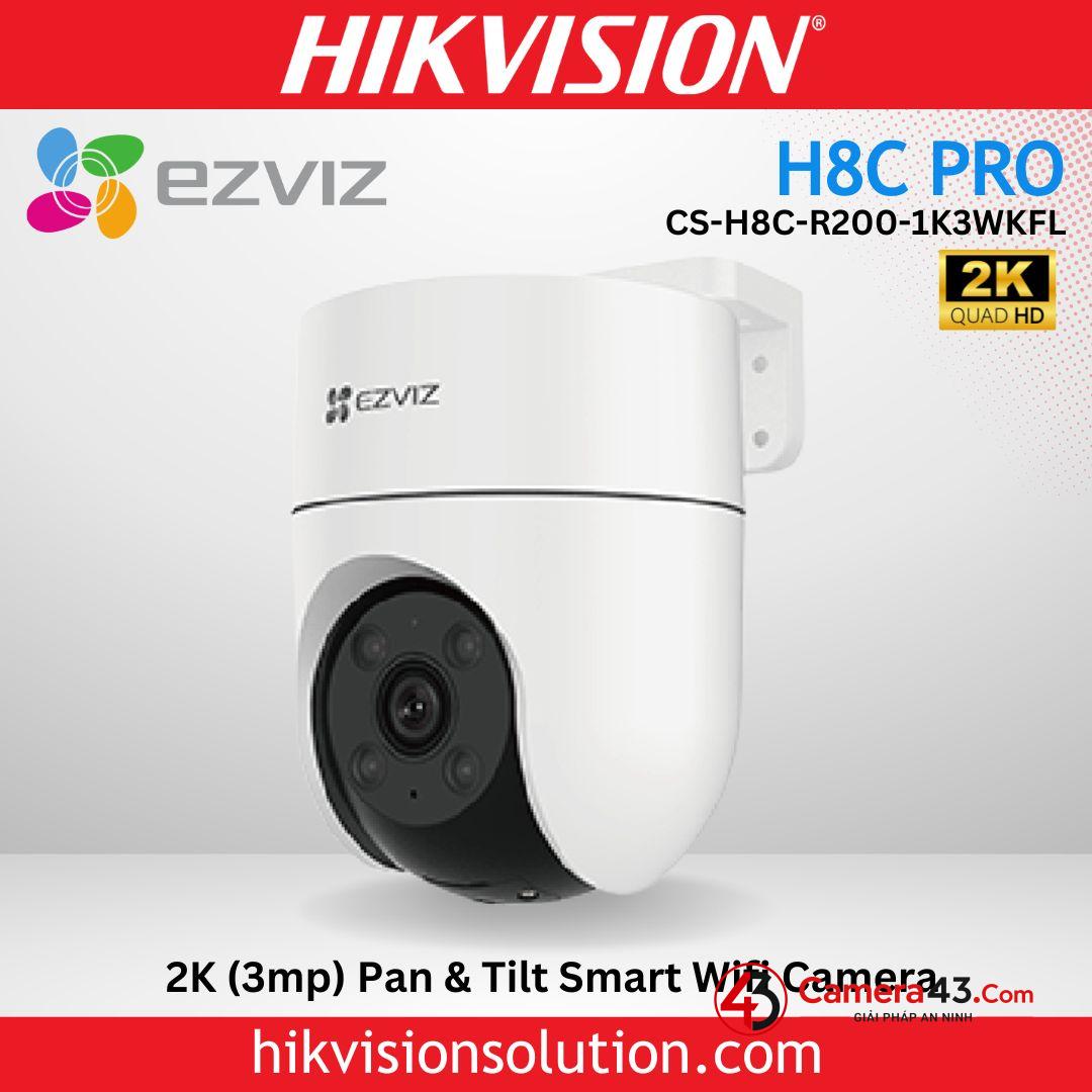 Camera WiFi quay quét EZVIZ H8C Pro 2K 3MP