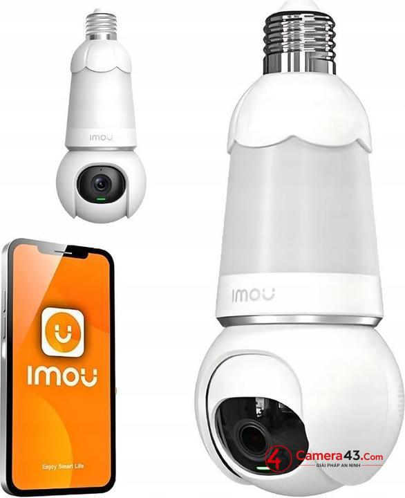 Camera Wifi iMOU IPC-S6DP-5M0WEB-E27: tích hợp bóng đèn LED, soi sáng mọi góc tối Camera Wifi iMOU IPC-S6DP-5M0WEB-E27: tích hợp bóng đèn LED, soi sáng mọi góc tối