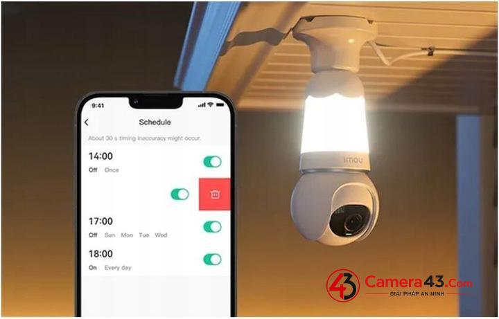 Camera Wifi iMOU IPC-S6DP-5M0WEB-E27: lắp đặt dễ dàng như vặn bóng đèn, không cần dây rườm rà