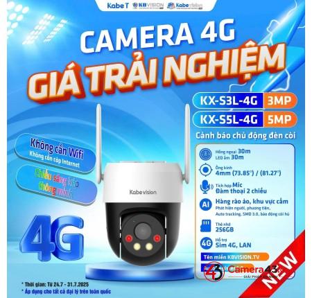 Camera 4G quay quét ngoài trời 5MP KBVISION KX-S5L-4G: Chống nước IP66, hoạt động bền bỉ mọi thời tiết Camera 4G quay quét ngoài trời 5MP KBVISION KX-S5L-4G: Chống nước IP66, hoạt động bền bỉ mọi thời tiết