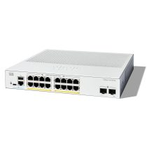 16-Port GE PoE+ + 2-Port Gigapit SFP Switch Cisco C1200-16P-2G